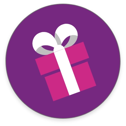 homeasy gift box purple